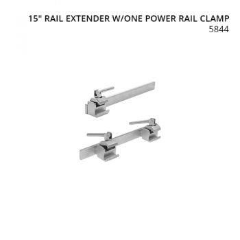 15" Rail Extender w/One Power Rail Clamp